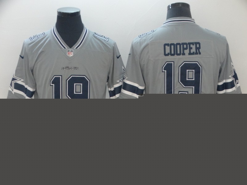 Men Dallas Cowboys #19 Cooper Nike grey Limited NFL Jersey->pittsburgh steelers->NFL Jersey